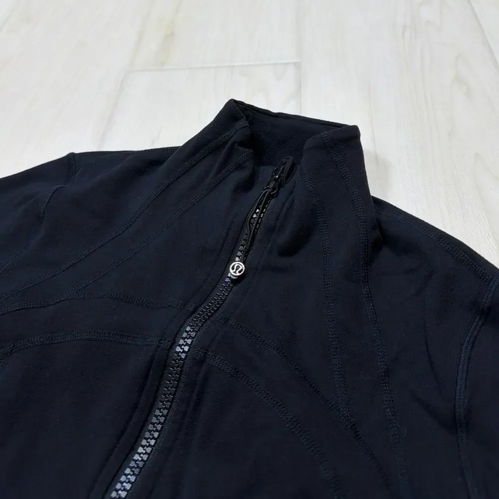 Lululemon Define Jacket Luon Full Zip Athletic Running Yoga Coat Black Size 6